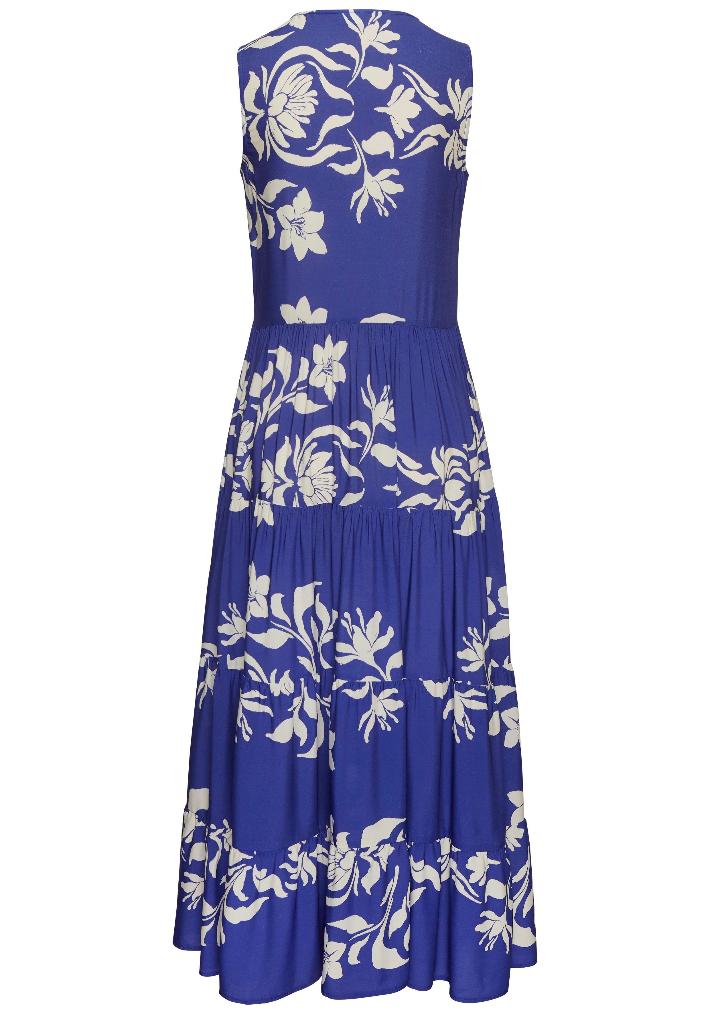 LASCANA Druckkleid mit Volants