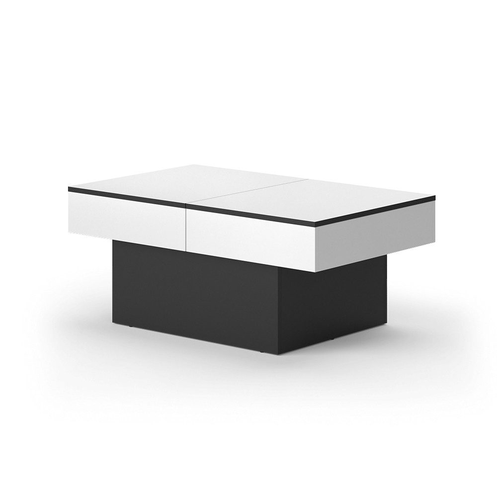 Vicco Couchtisch Boto, Schwarz/Weiß, 95 x günstig online kaufen