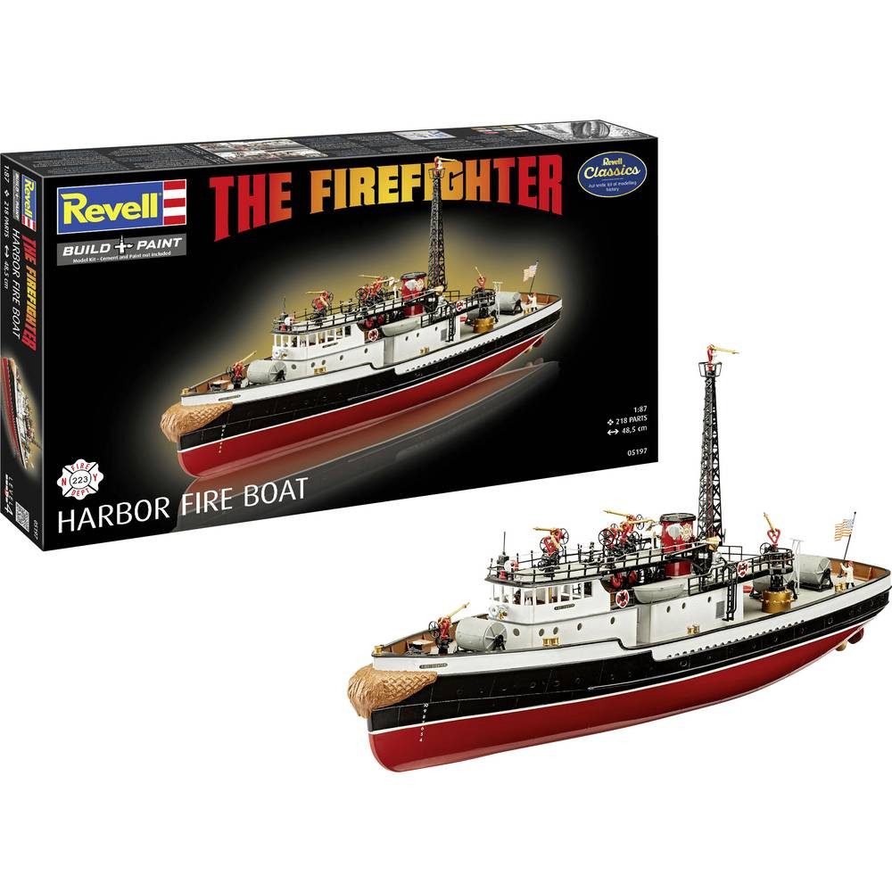 Revell® Modellbausatz 05197 The Firefighter Schiffsmodell Bausatz 1:87