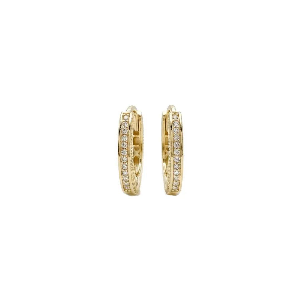 Suzan Gold Creolen-Set Suzan Gold® 375 Echtgold Creolen Damen mit Zirkonia günstig online kaufen