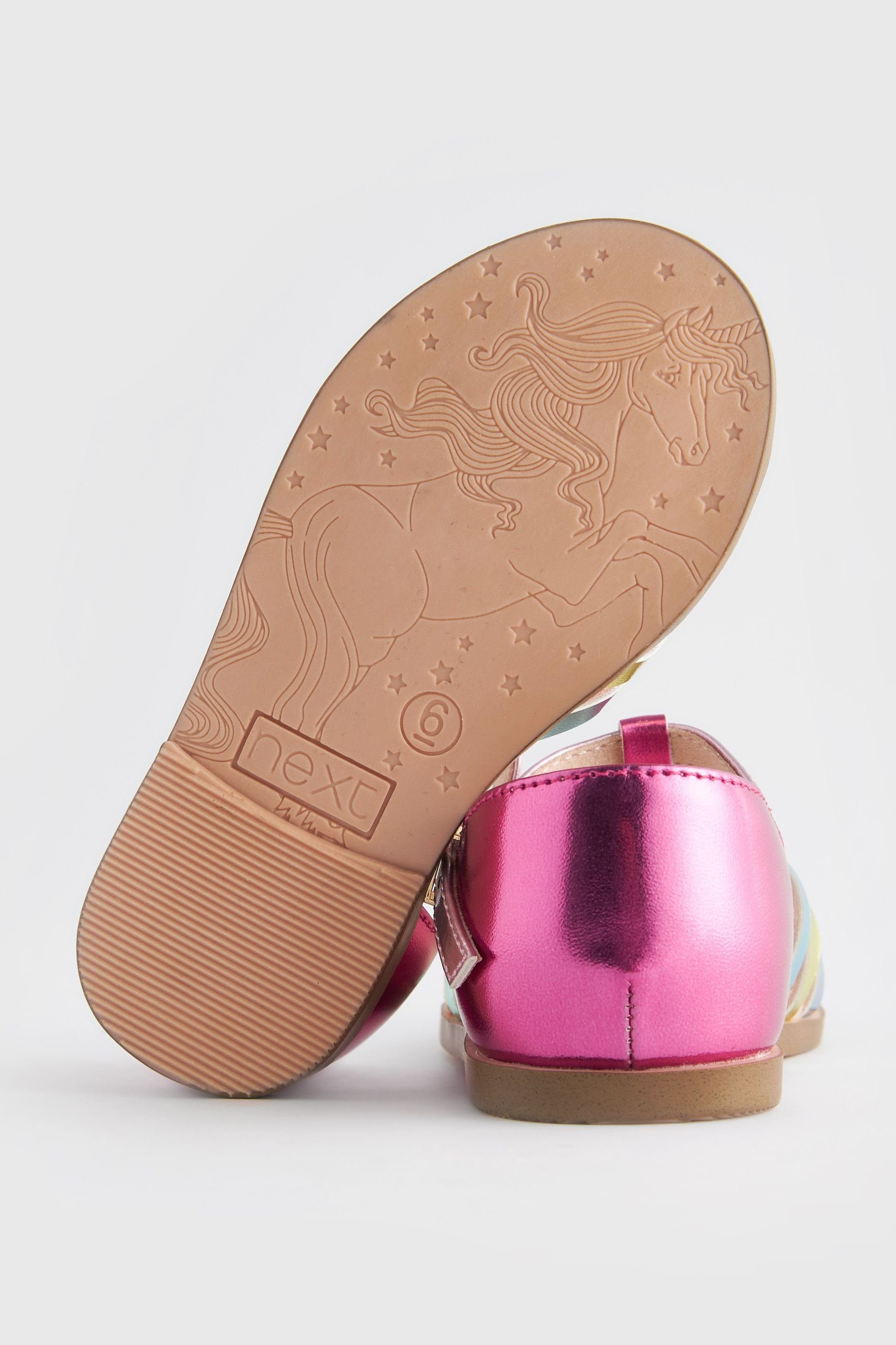 Next Fischersandalen für besondere Sandale Rainbow Anlässe Metallic (1-tlg)