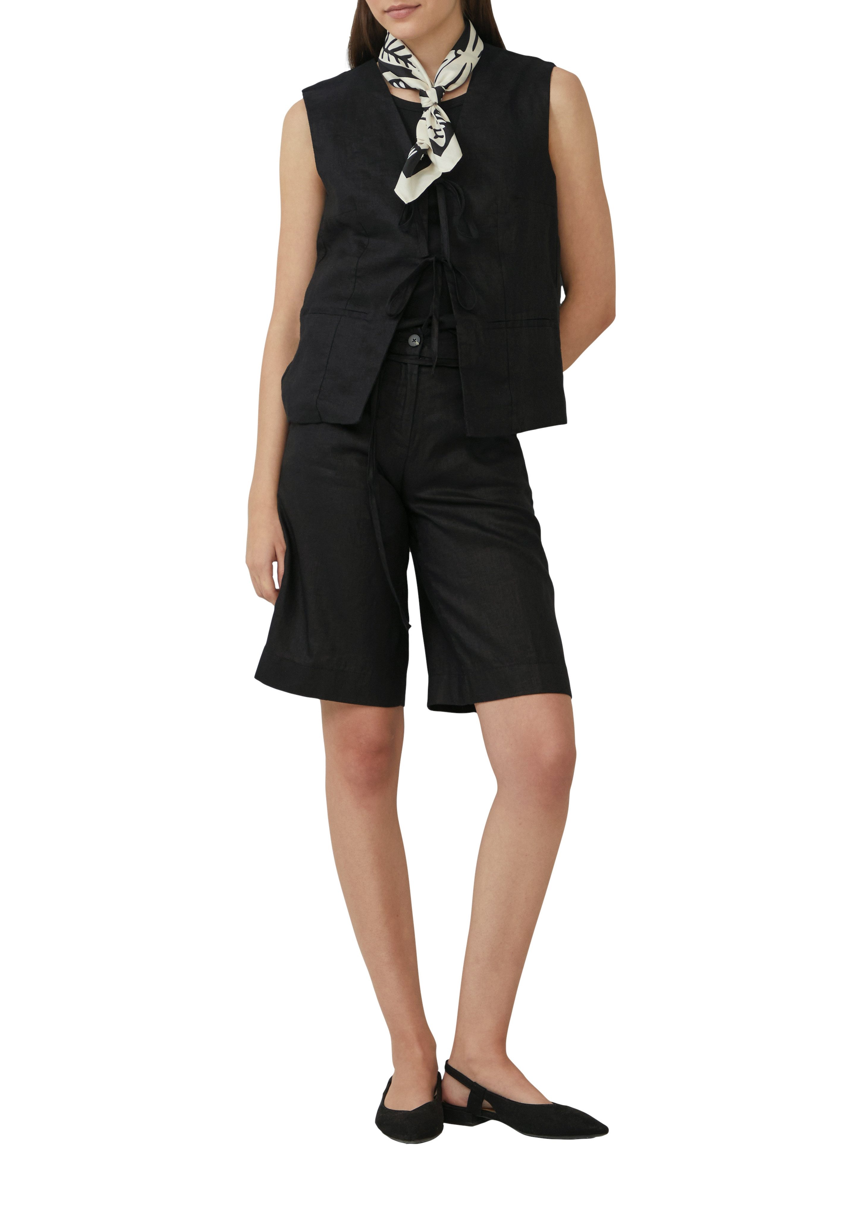 s.Oliver Bermudas Sommerhose aus Leinen günstig online kaufen