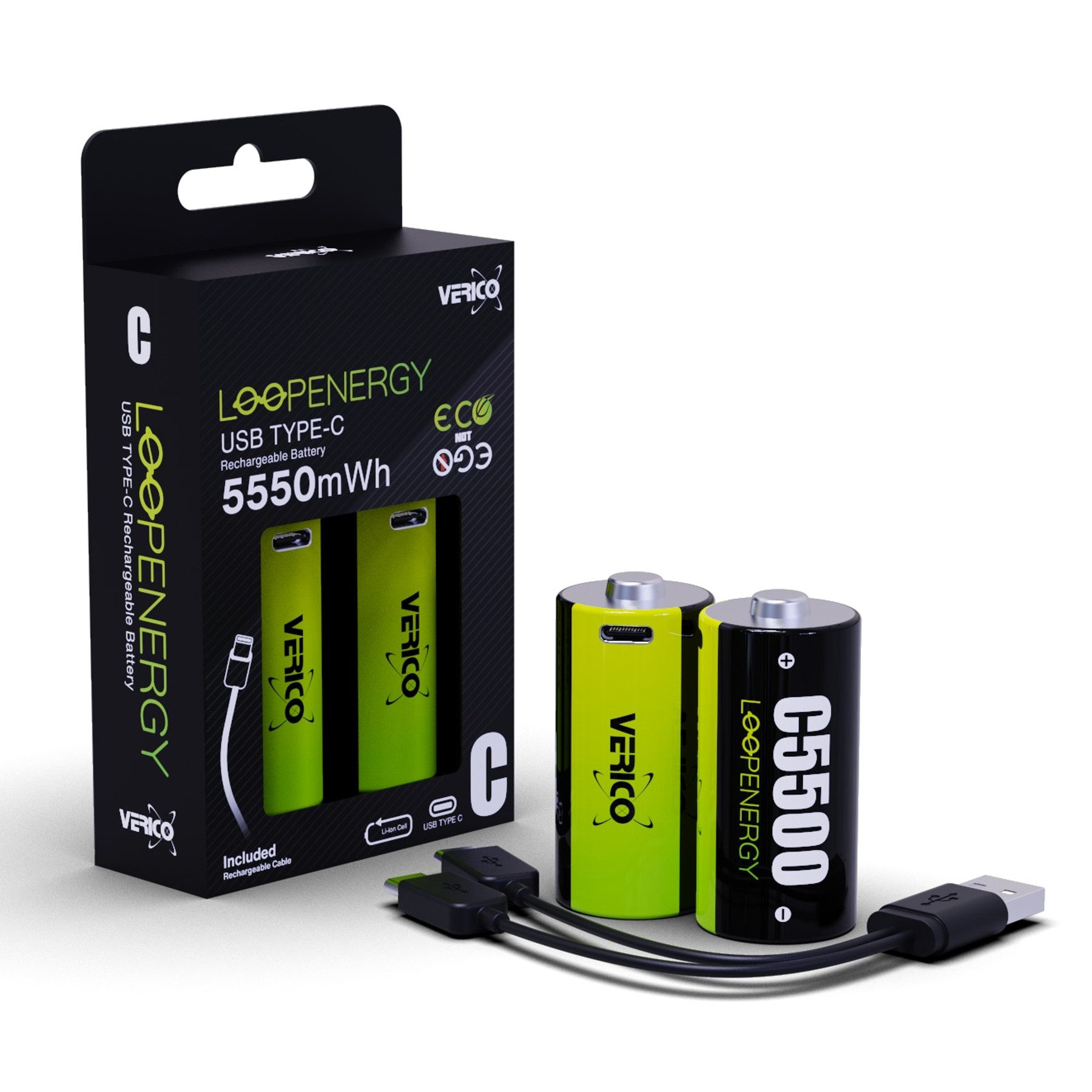 VERICO Li-Ion-Akku Loop Energy C Baby Akku 3.700 Akku
