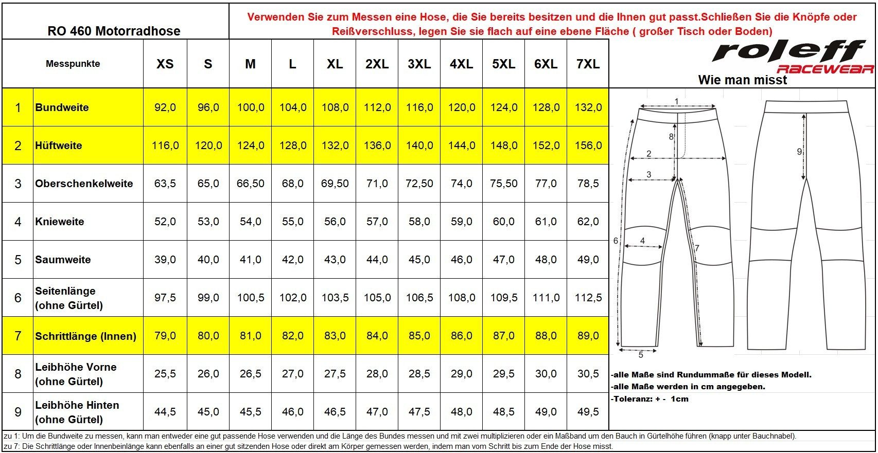 roleff Motorradhose RO460 - Nubukleder, wasserdicht, atmungsaktiv, Protektoren & Belüftung auch in großen Größen – Bild 5 von 5