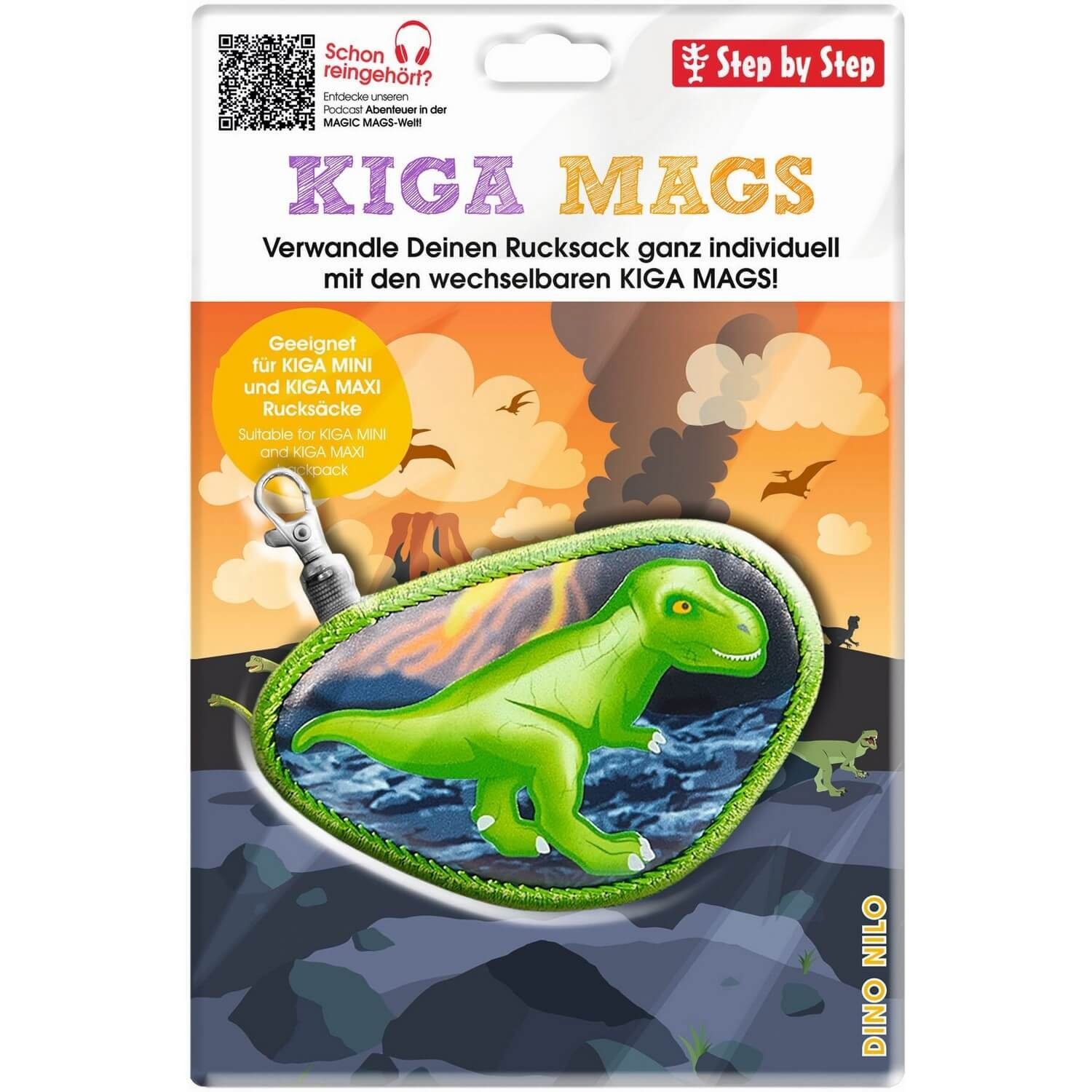 Step by Step Schulranzen-Patch Junior KIGA MAGS Dino Nilo, Polyester