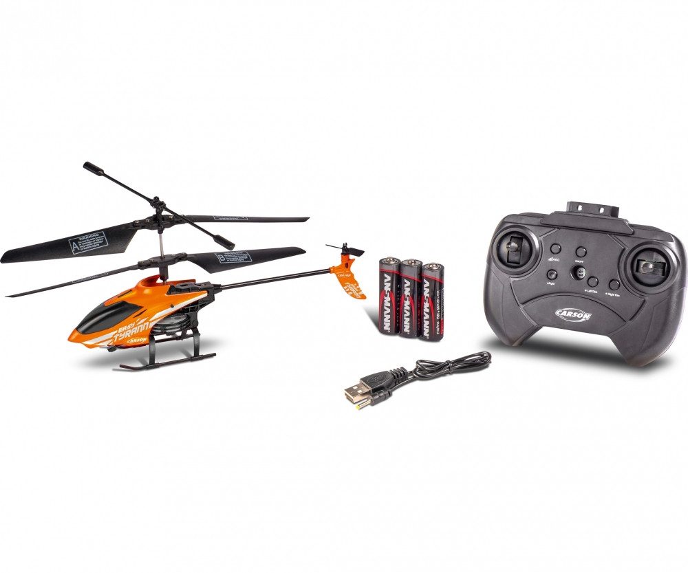 Carson RC Hubschrauber Nano Tyrann 230 Gyro IR 2CH 100% RTF RC-Ladegerät