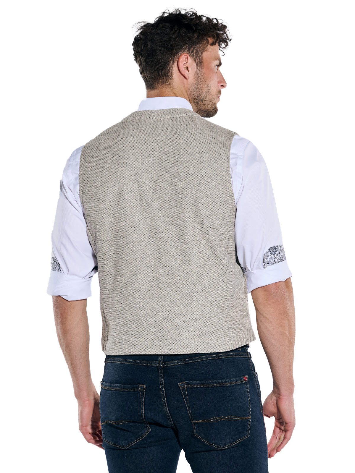 Engbers Anzugweste engbers Herren Sakko-Weste slim fit, Beige günstig online kaufen