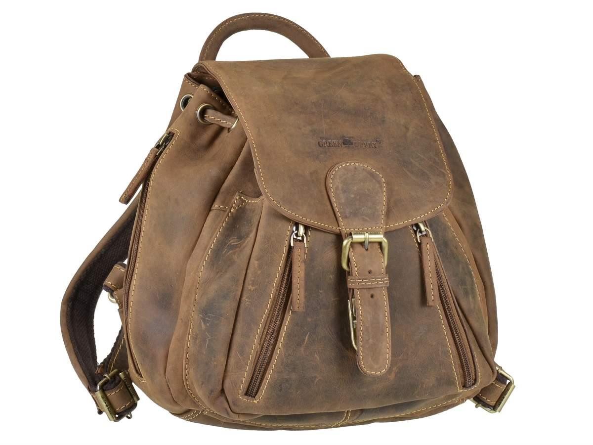 Greenburry Tagesrucksack Vintage, Rucksack, DayPack, BackPack, Leder
