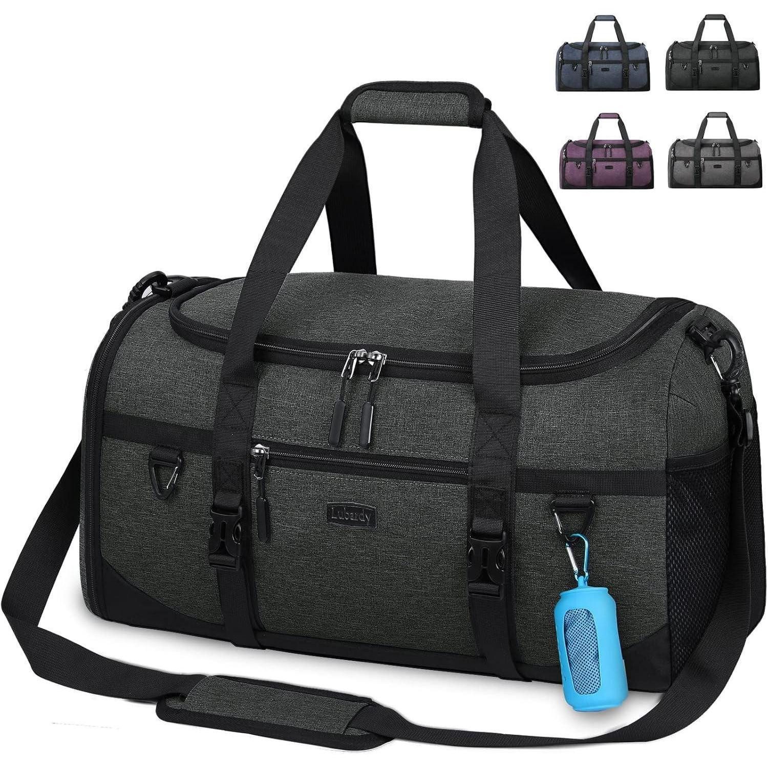 LuxusKollektion Sporttasche Sporttasche 55L Groß Wasserdicht mit Schuhfach und Sporthandtuch