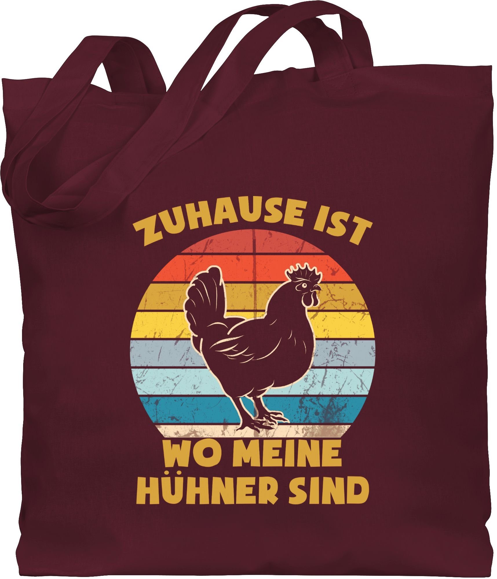 Shirtracer Umhängetasche Zuhause ist wo meine günstig online kaufen