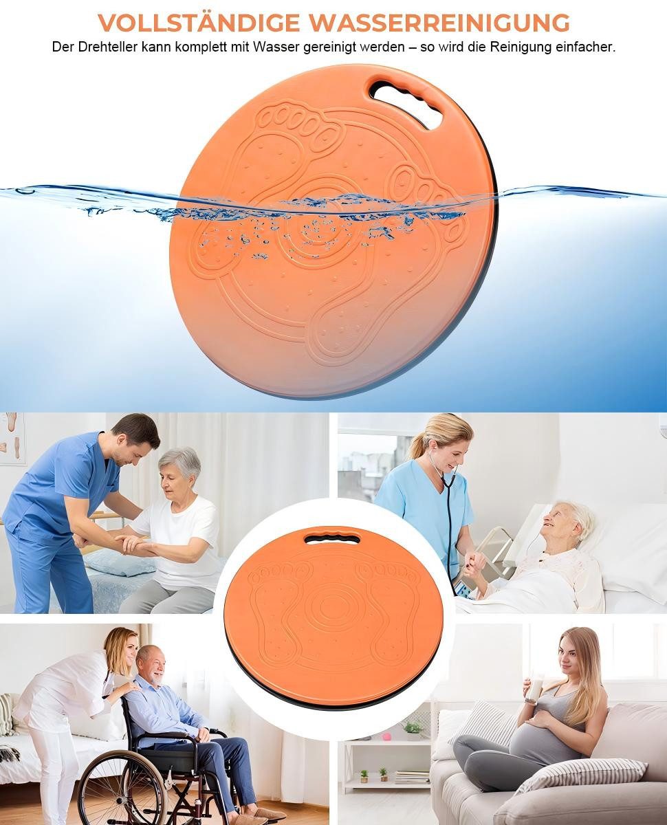 PRIISF Bett - Aufstehhilfe Drehscheibe Leichten Umsetzen Patienten Transferscheibe Umsetzhilfe, belastbar bis 150 kg, Pflege Transferbrett Rollstuhl Übersetzhilfe Transferhilfe Drehteller