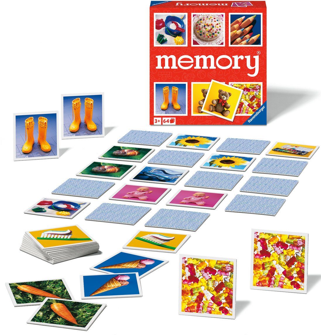 Ravensburger Spiel, Kinderspiel memory® Junior, Made in Europe; FSC® - schützt Wald - weltweit