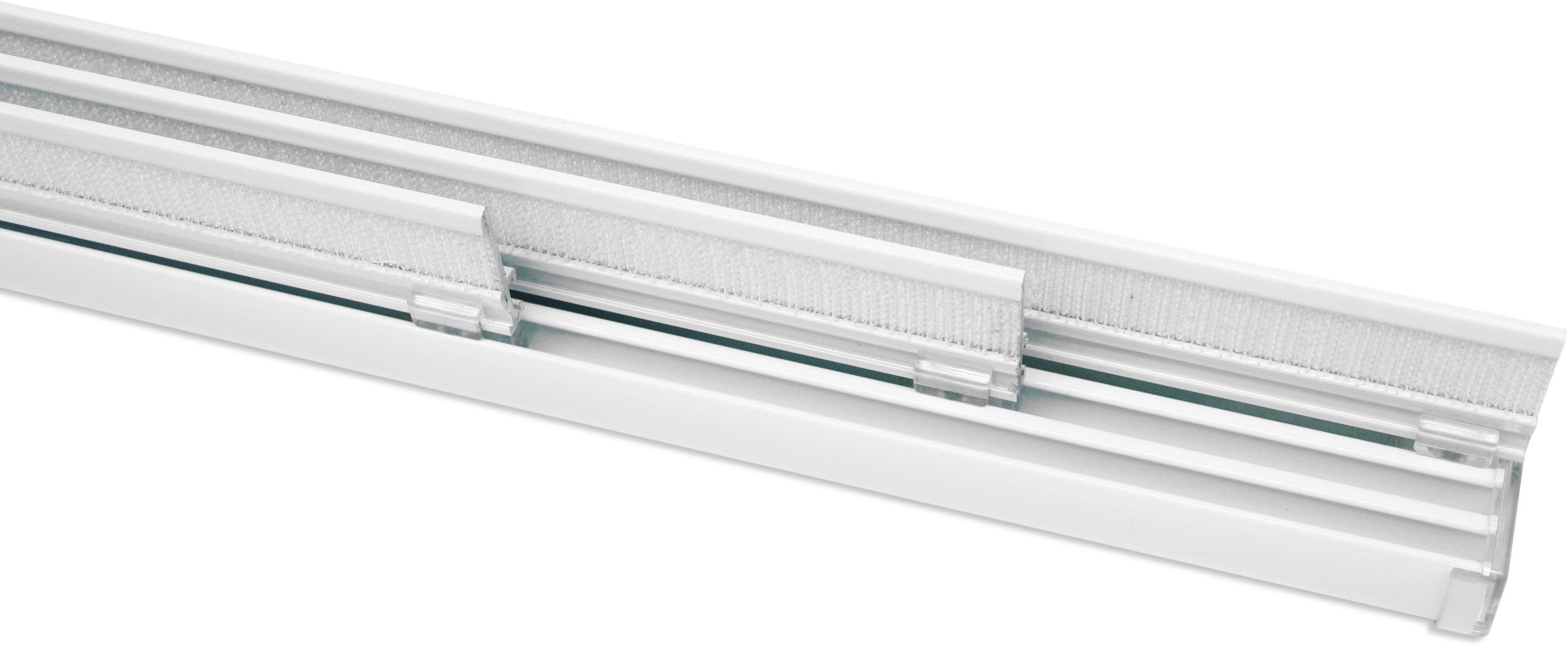 GARDINIA Flächenvorhangschiene Komfort Komplett-Set 3-läufig, (1-tlg), 3-läufig