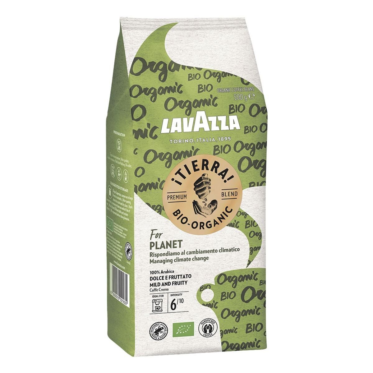Lavazza Kaffee iTierra! Bio-Organic, 1 kg, Kaffeebohnen / Espressobohnen