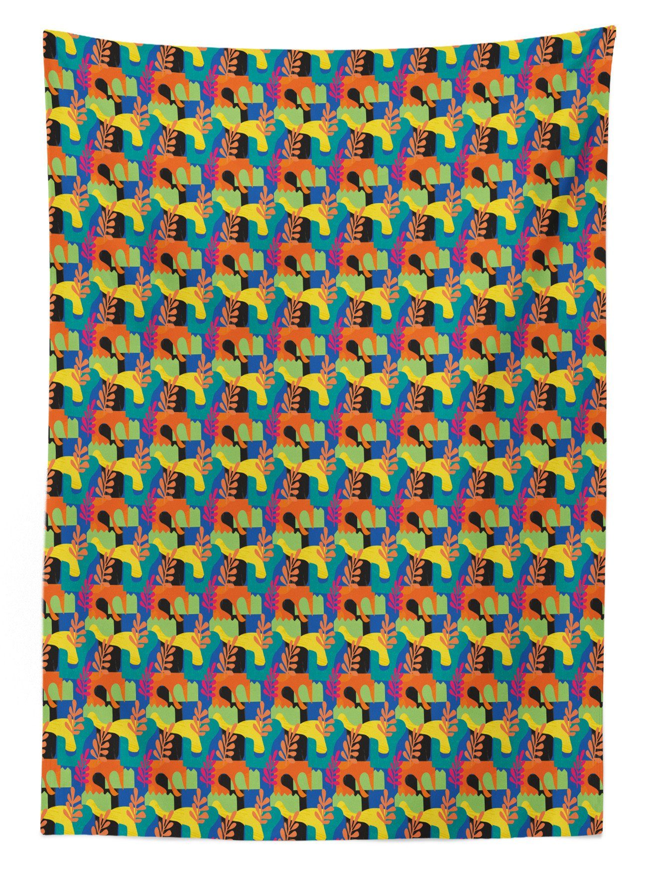 Farben, Waschbar Abakuhaus Kurven Bunt Für Tischdecke Klare Zusammenfassung Blätter den geeignet Außen Bereich Farbfest