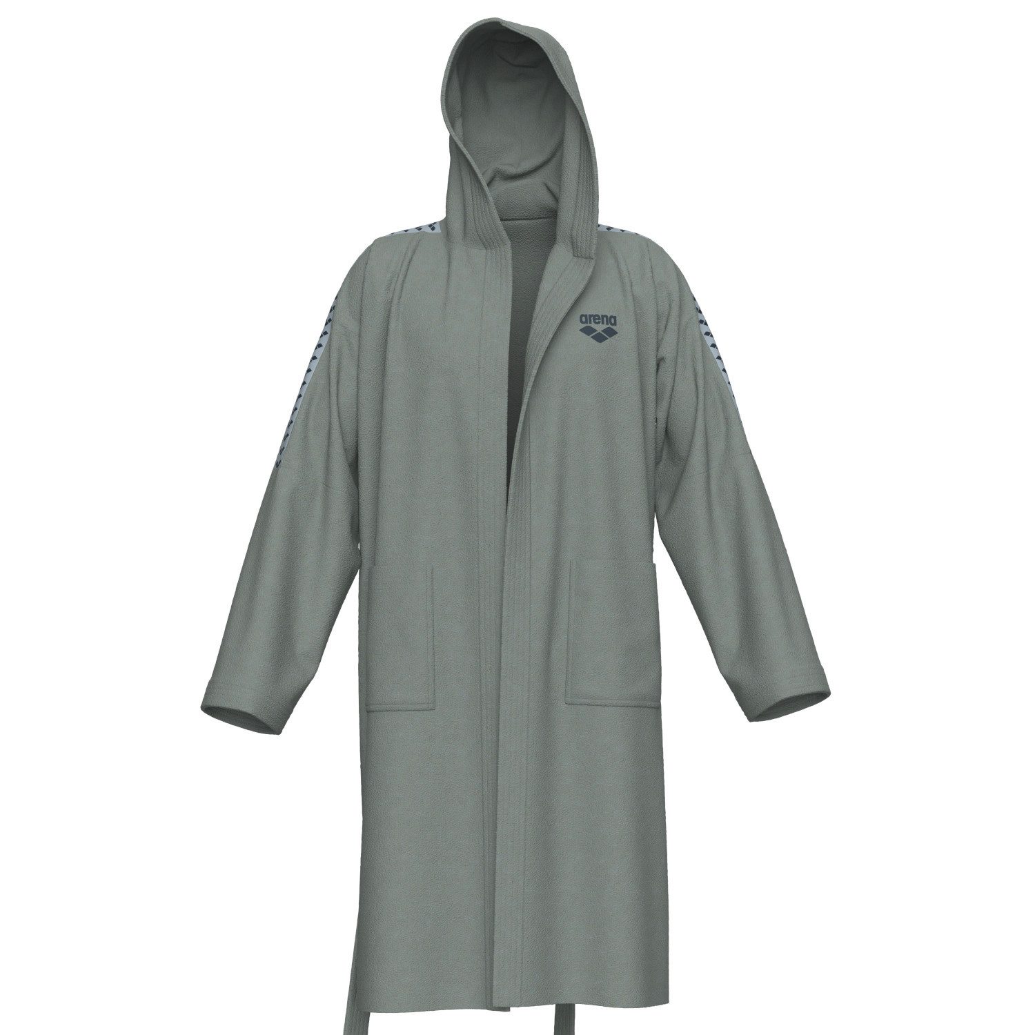 Arena Bademantel Arena Unisex Bademantel Team Stripe 009029, Standardgröße, Ohne Verschluss