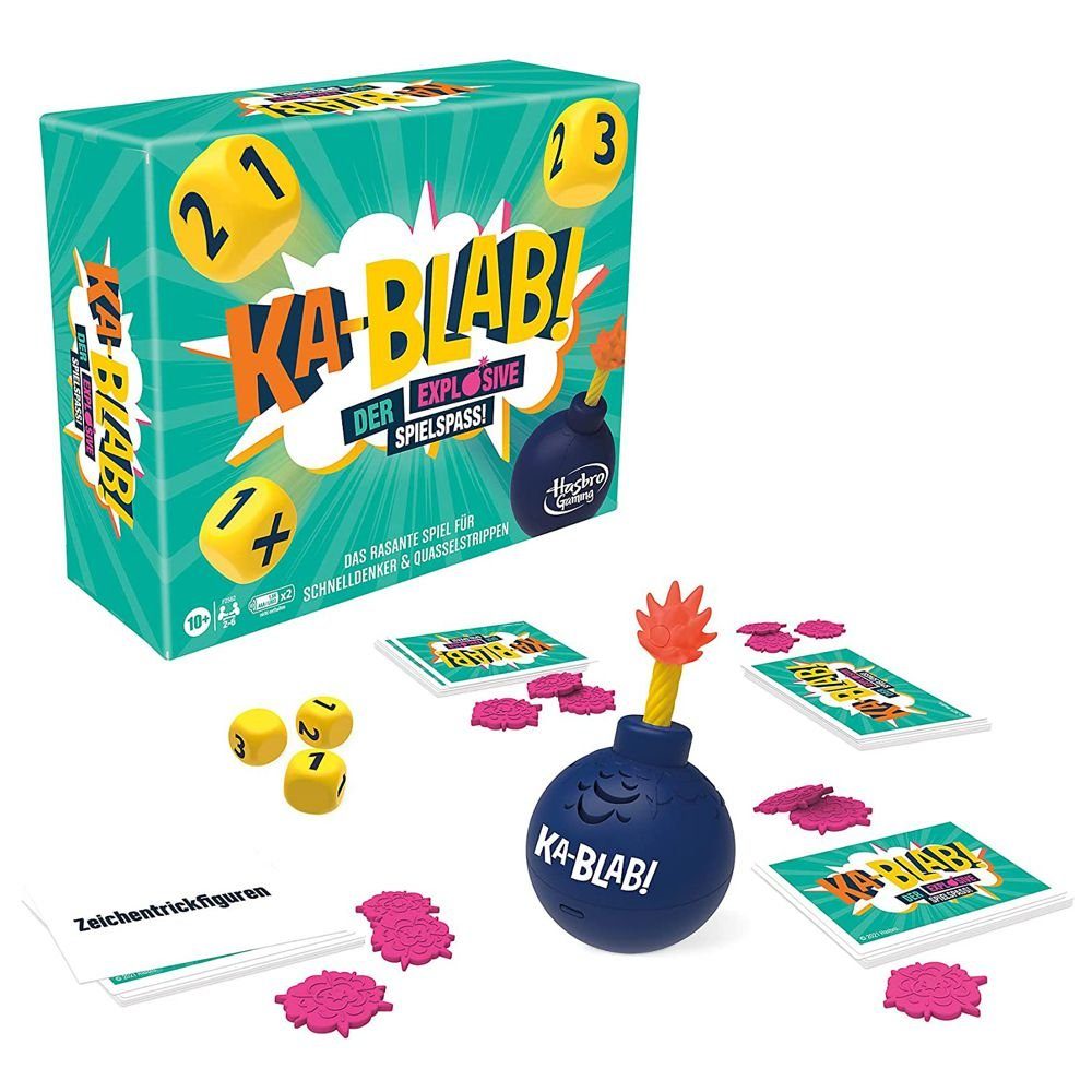 Hasbro Spiel, Spielesammlung Ka-Blab Familienspiel Gesellschaftsspiel Hasbro Gaming