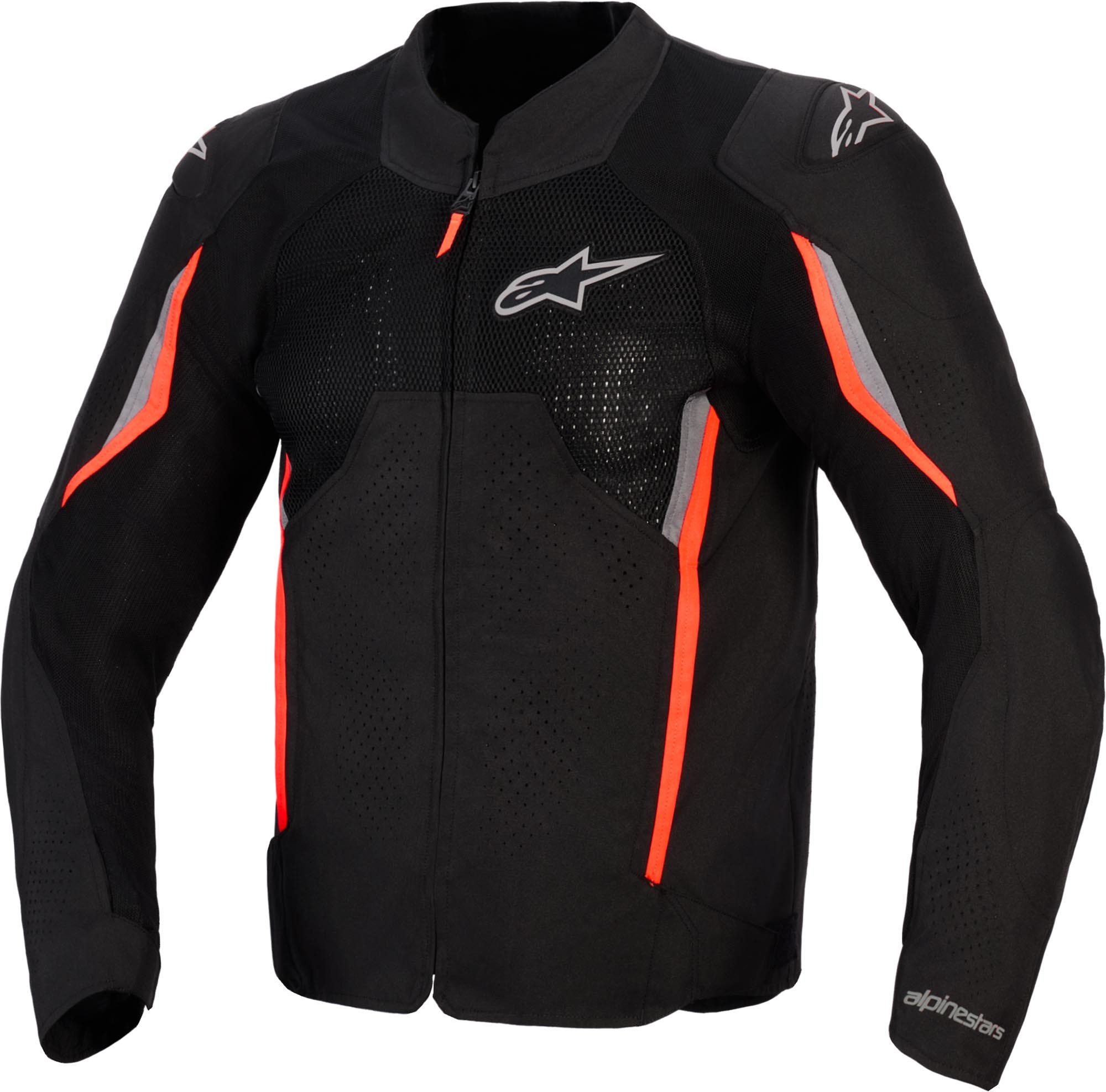 Alpinestars Motorradjacke AST V3 Air perforierte Motorrad Textiljacke Airbag vorbereitet,Ellenbogenprotektoren enthalten,perforiert,Sch