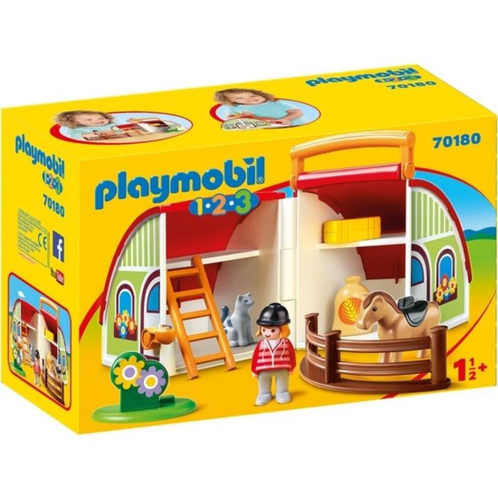 Playmobil® Spielwelt Playset 1.2.3 My First Farm Playmobil 70180 (11 pcs)