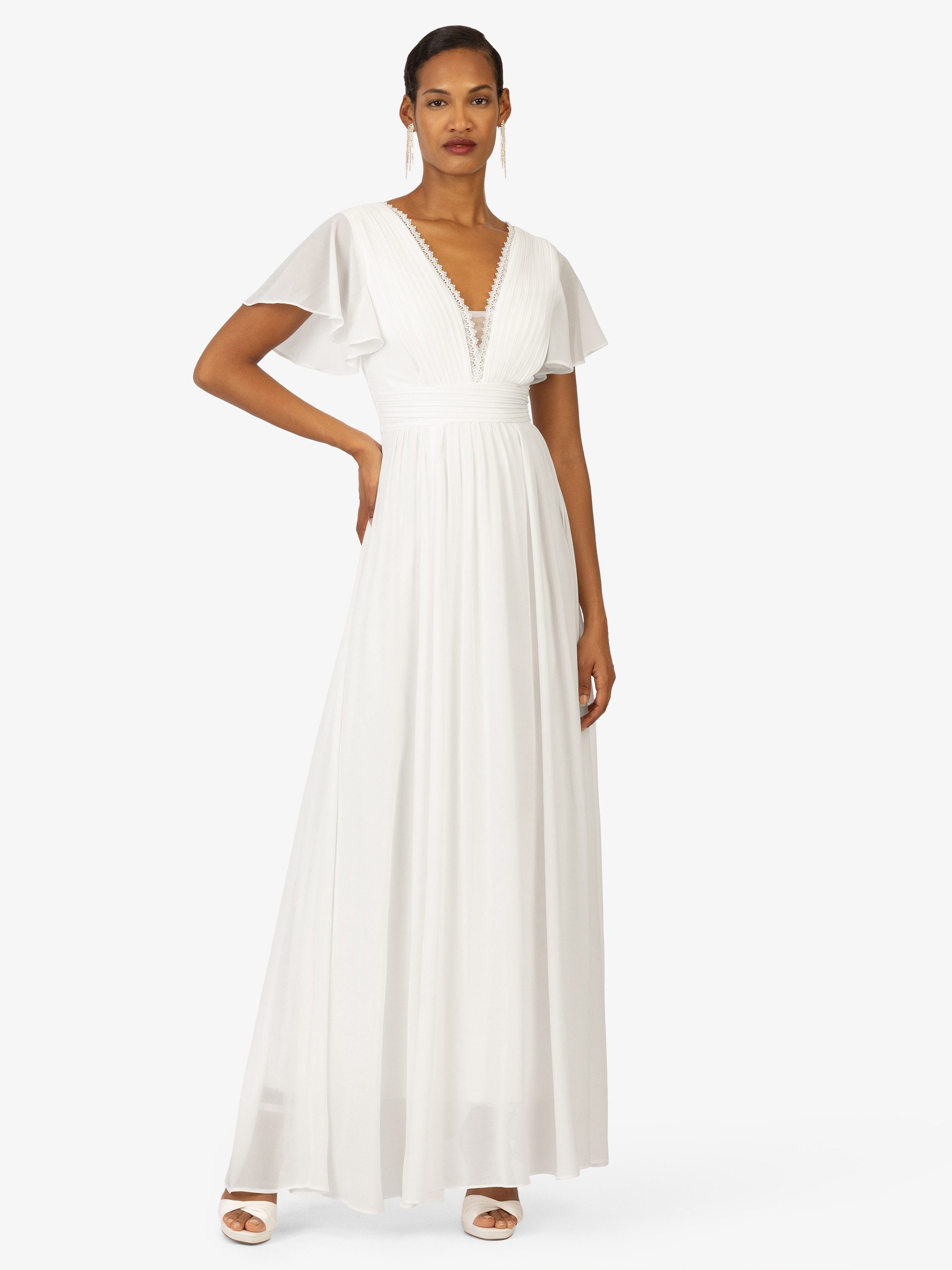 Kraimod Abendkleid aus hochwertigem Material mit V-Ausschnitt günstig online kaufen