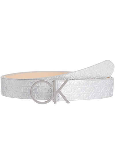 Calvin Klein Ledergürtel RE-LOCK CK LOGO BELT 30MM_EMB