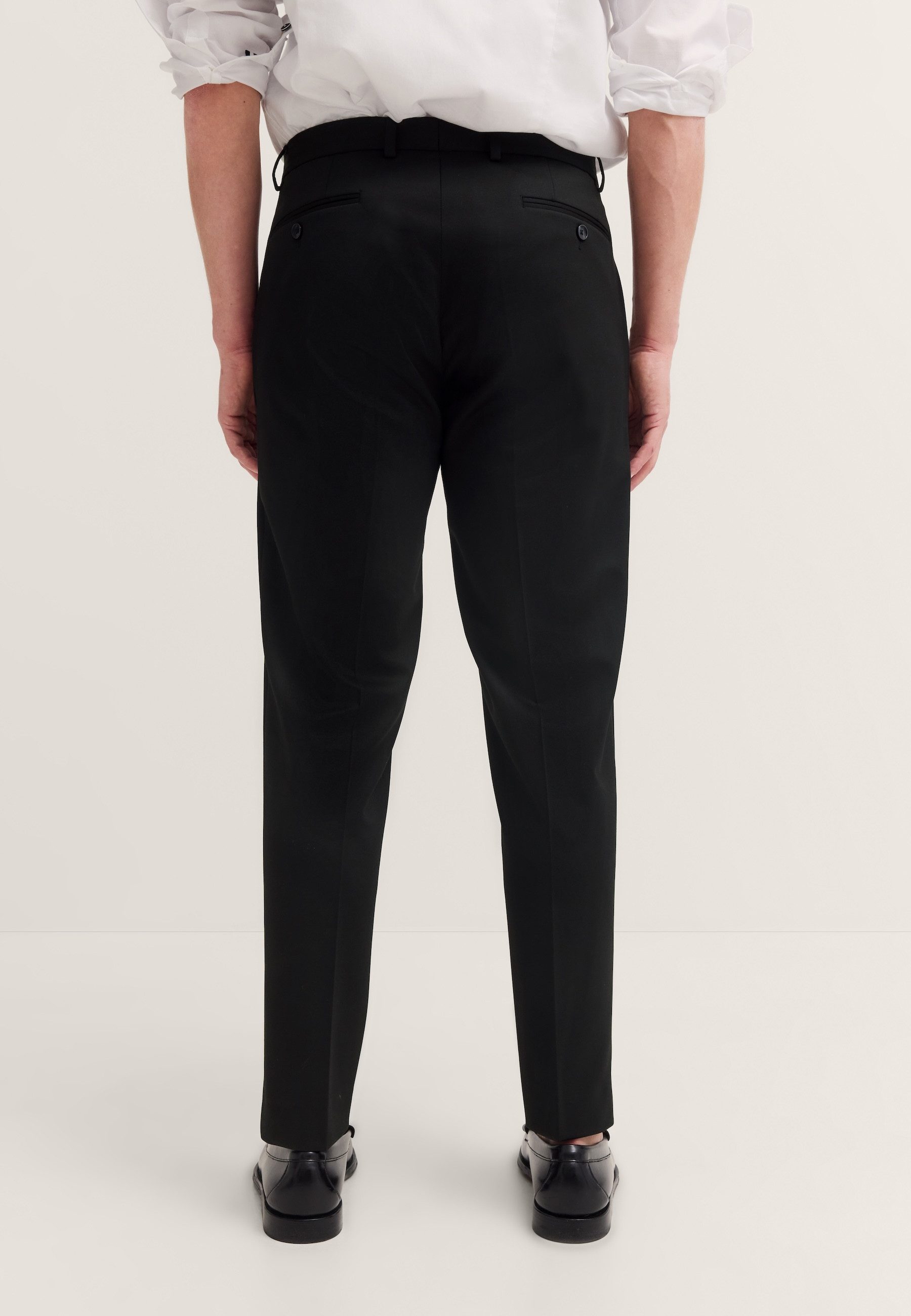 bugatti Anzughose Regular Fit Jersey-Artikel mit Stretch