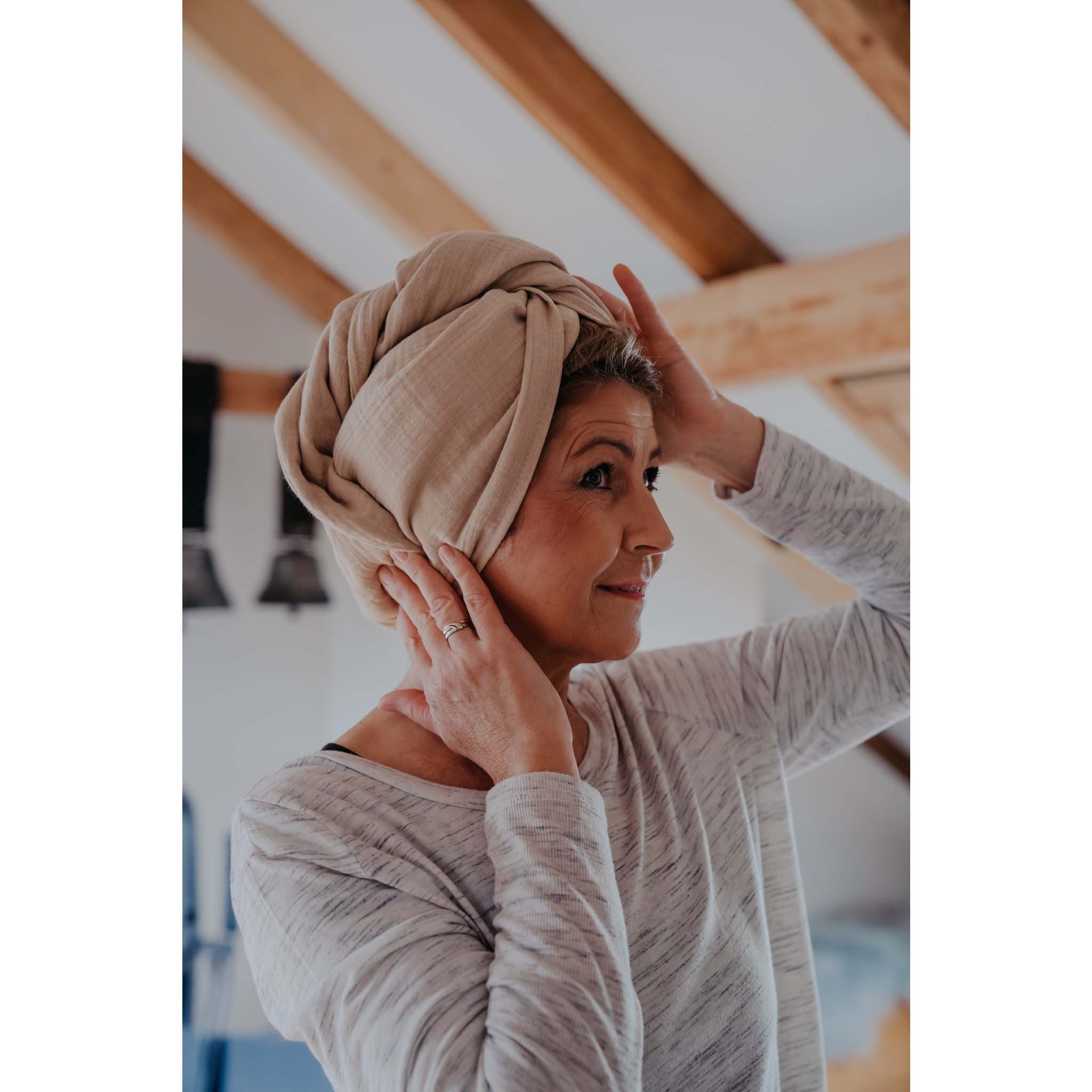 hutch&putch Turban-Handtuch Musselin Turban - Haarturban günstig online kaufen