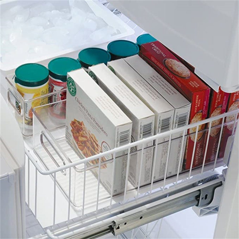 stapelbarer Kunststoff Aufbewahrungsbehälter aus Kühlschrankbox, Atäsi Korbeinsatz