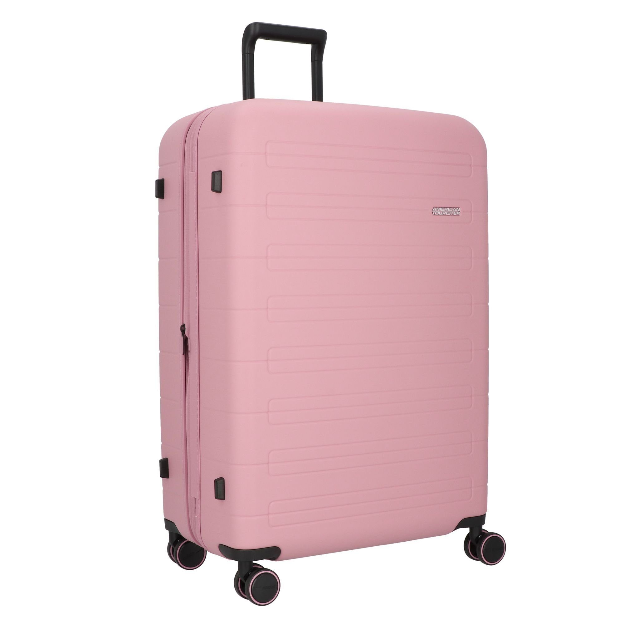 Tourister® Rollen, vintage pink Hartschalen-Trolley Polycarbonat 4 American Novastream,