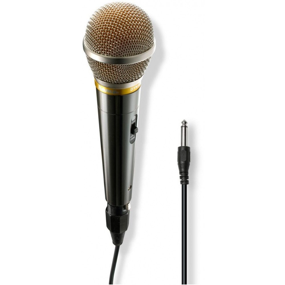 Hama Standmikrofon Hama Vocal Pro Mikrofon schwarz für Gesang. (Mikrofon), Dynamisches Mikrofon mit Nieren-Richtcharakteristik
