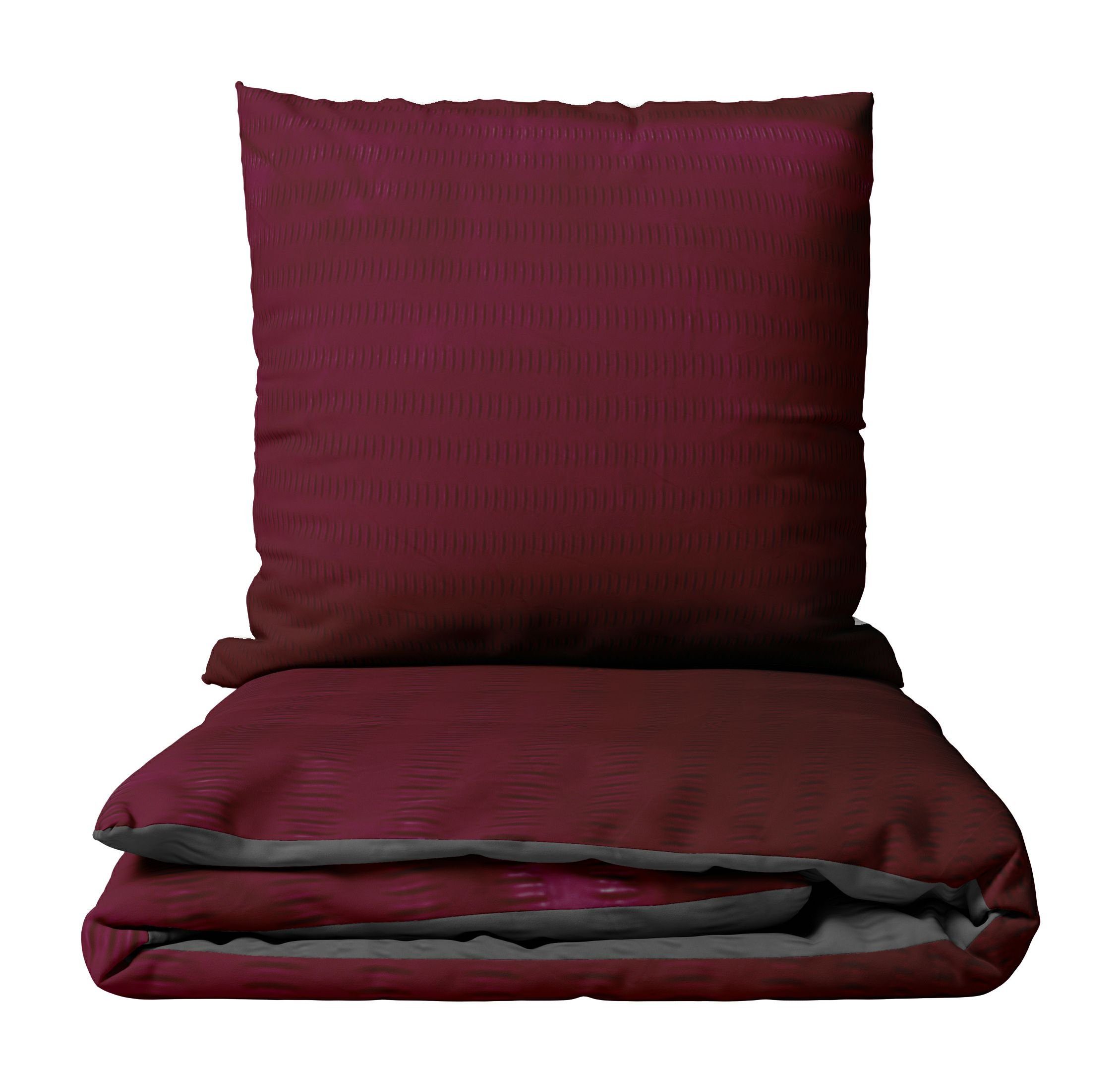 Leonado Vicenti Bettwäsche Allergiker geeignet, Seersucker, 2 teilig, bügel günstig online kaufen