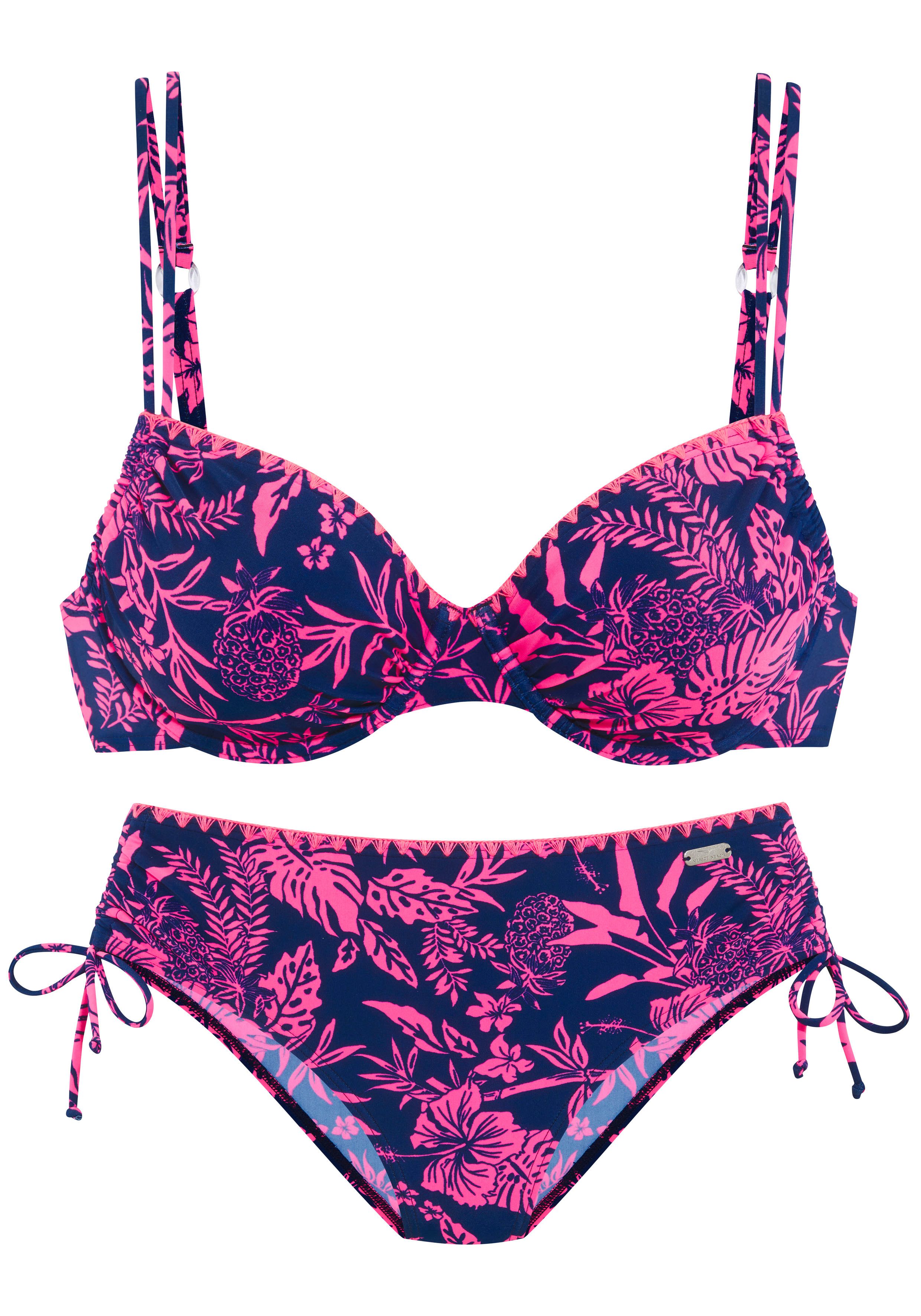 Venice Beach Bügel-Bikini Kensi seitlich regulierbar mit modernem Print günstig online kaufen
