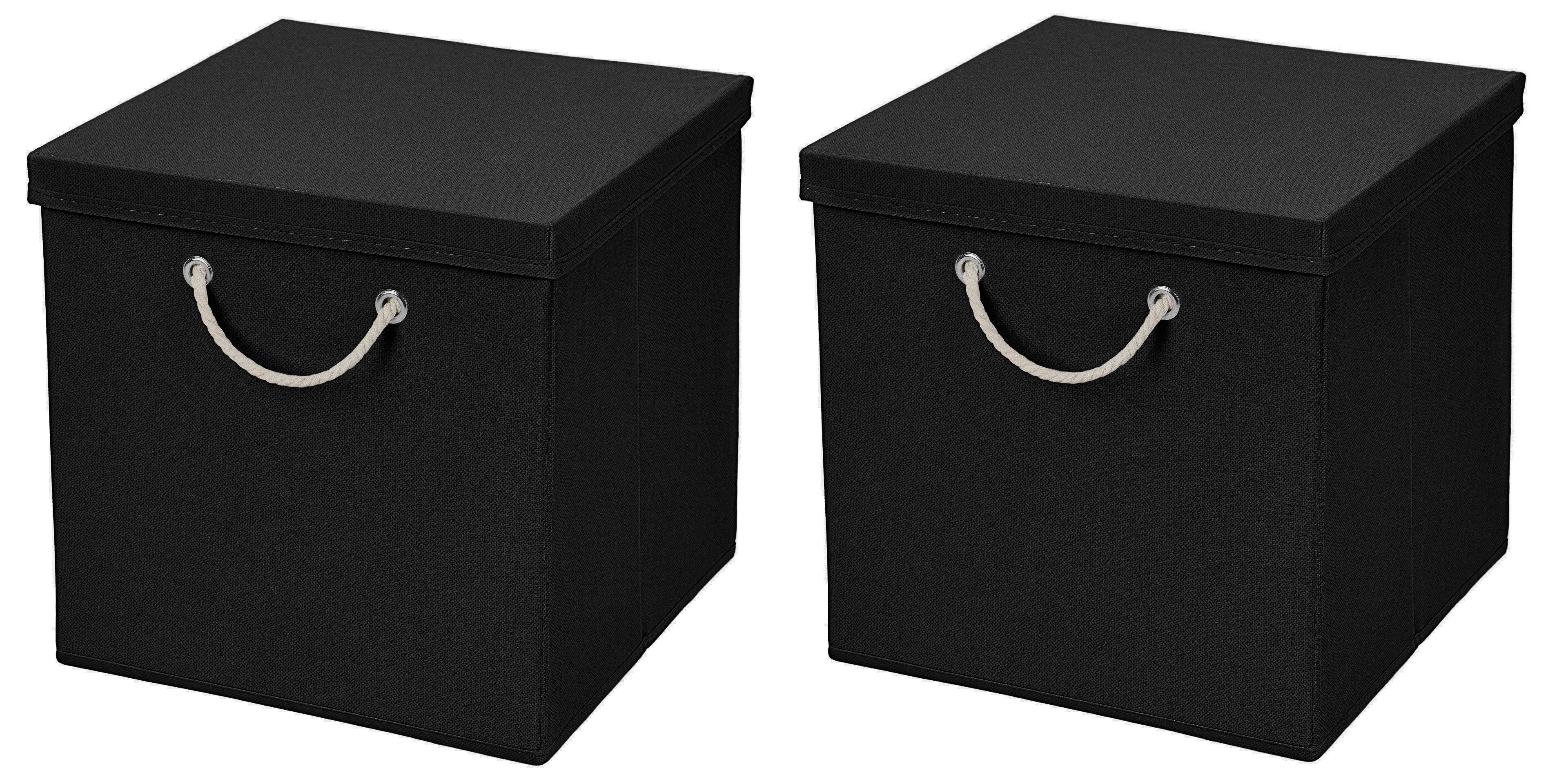 StickandShine Faltbox 2 Stück 30x30 cm perfekt für KALLAX – 19 trendige Farben zur Auswahl