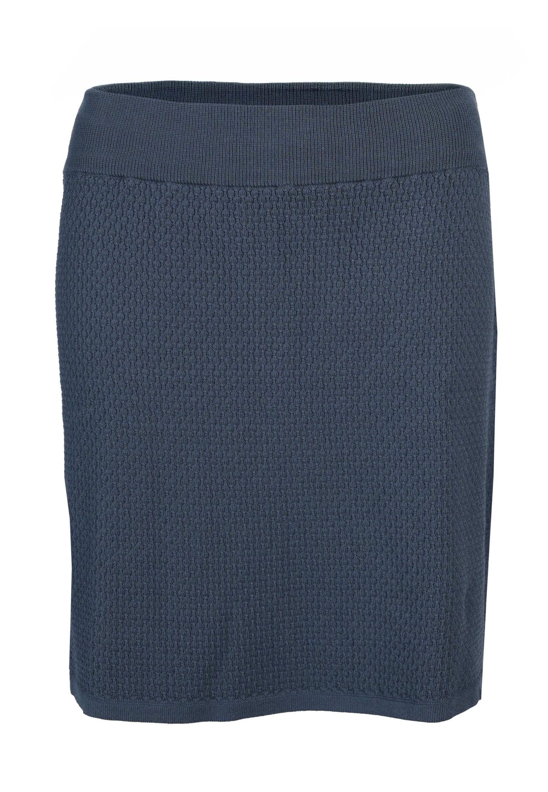 Sorgenfri Sylt Strickrock Gabi Solid Ajour-Strickdetails günstig online kaufen