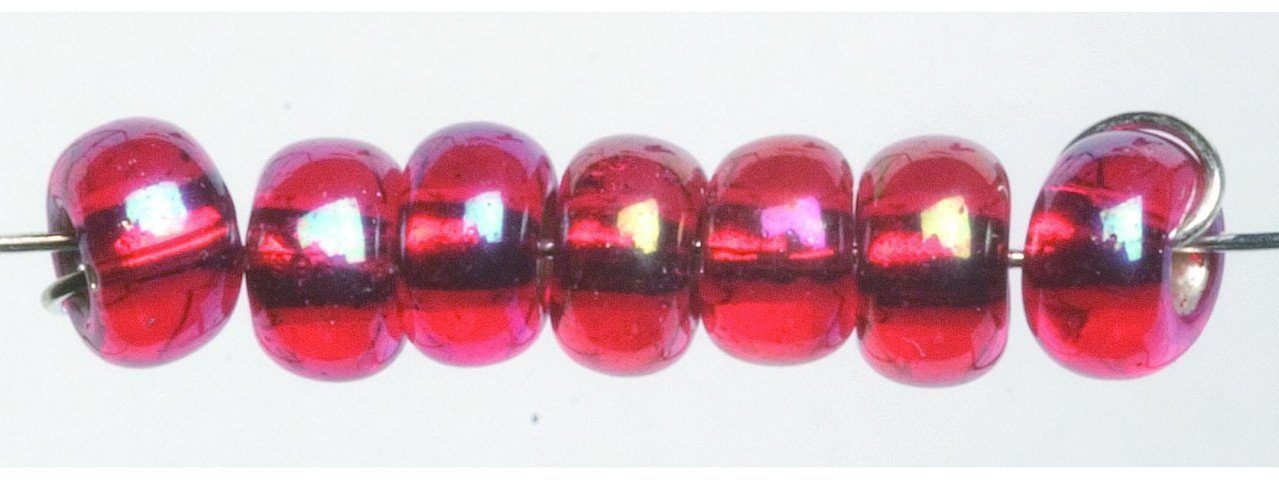 Glorex Bastelperlen Glorex Rocailles Perlen 4,5 mm 17 g rot