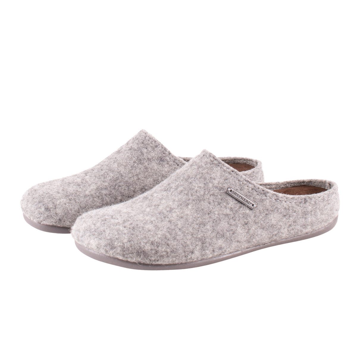 Shepherd Cilla Pantoffel (1-tlg) Шлепанцы - Hausschuh aus Wollfilz, Weiche Decksohle aus Wildleder