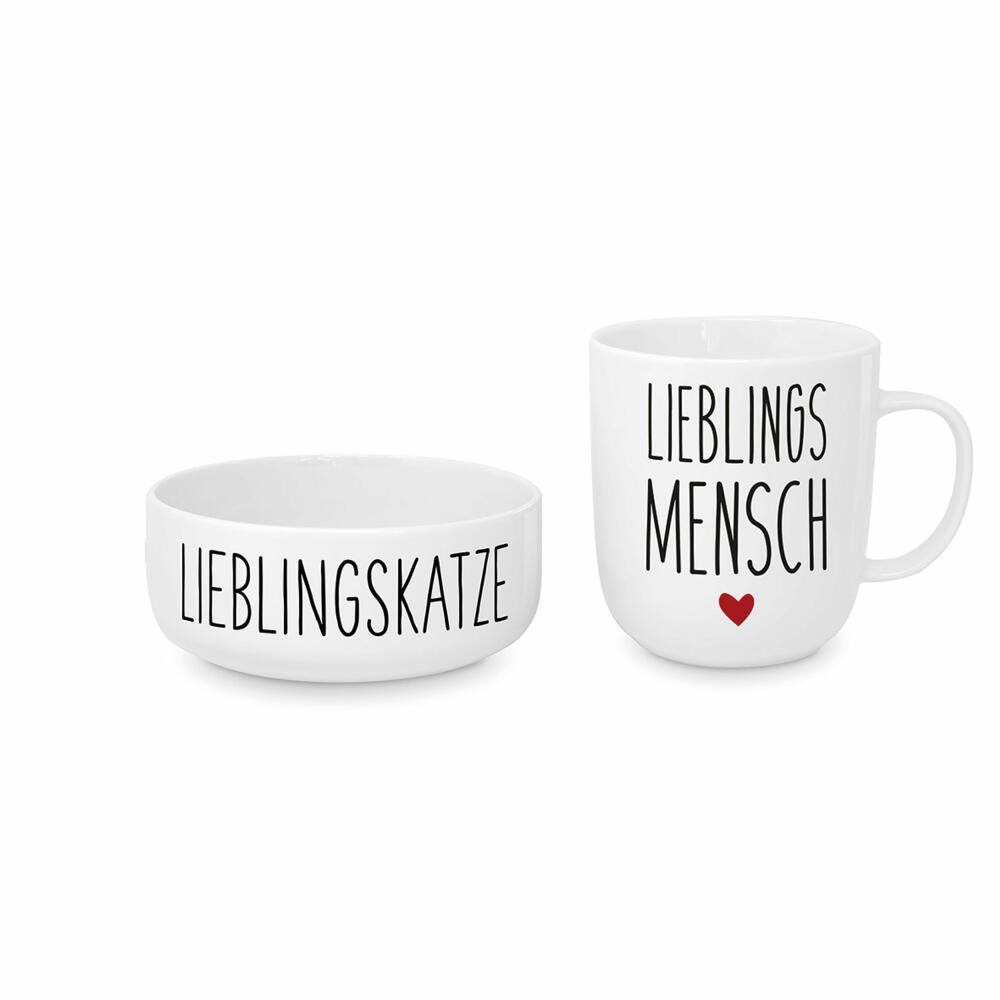 Tasse Lieblingskatze Cat Set 2-tlg.