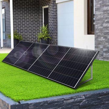 SUNNIVA Solaranlage 860/600W BIFACIAL Balkonkraftwerk, 600,00 W, Monokristallin, (BENY 600W Micro-Wechselrichter Wifi, 2x 430W Solarmodule, Solaranlage mit 5m Anschlusskabel, Solarkabel, Photovoltaikanlage), Balkon Mini-PV Anlage genehmigungsfrei Inverter, Solarpanel Solarmodul