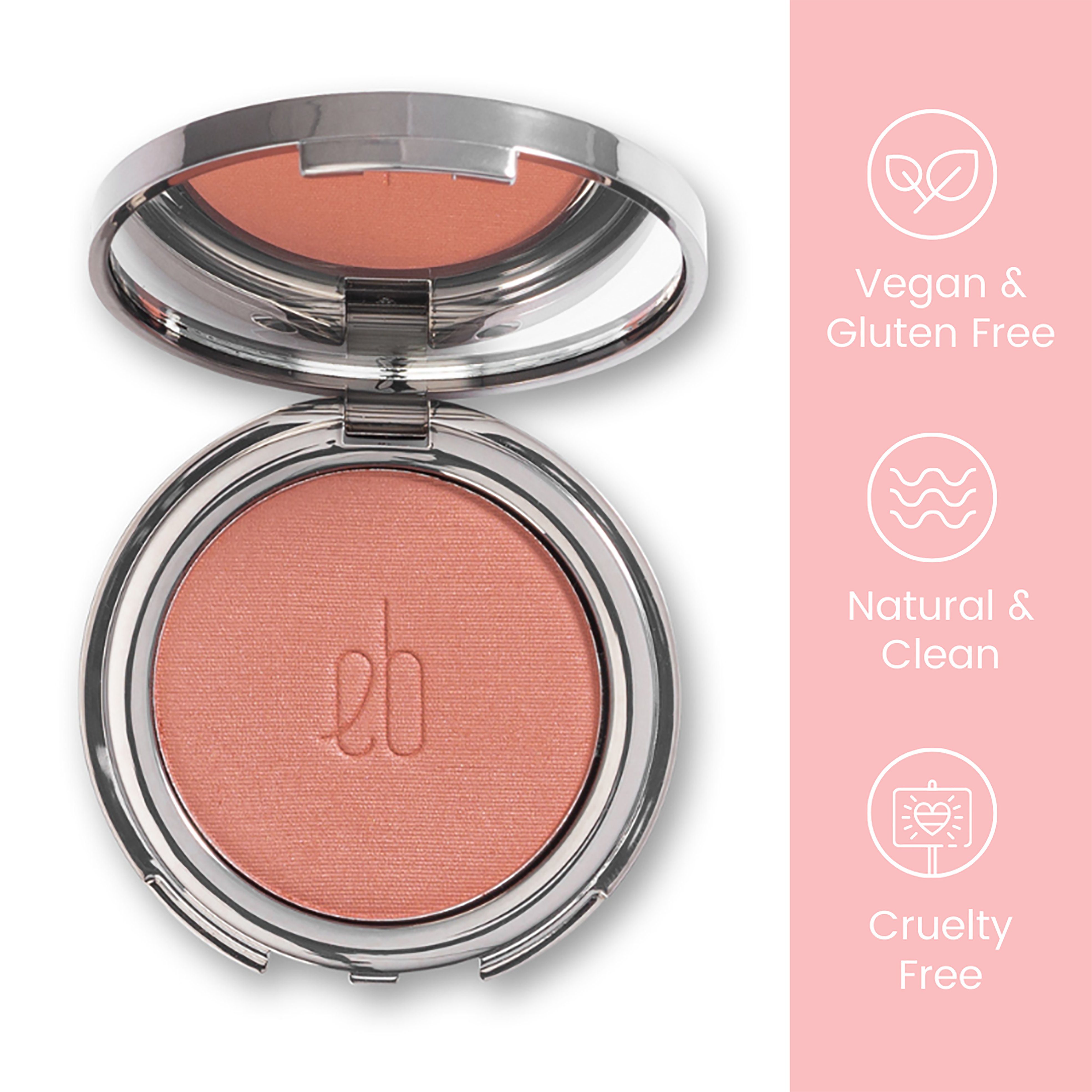 ETHEREAL BEAUTY® Румяна-Palette Mineral Veil Румяна, Mineral Veil Blush, Vegan, Clean, Natural, Gluten frei, Langhaltend