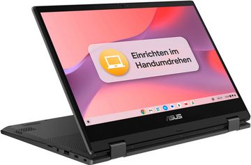 Asus Chromebook CM1402FM2A-EC0106 Flip CM1 Convertible Notebook (35,6 cm/14 Zoll, MediaTek Kompanio 510 (MT8186), Mali-G52 MC2, 128 GB SSD, ChromeOS, Clamshell Laptop with Full HD IPS Touch Display)