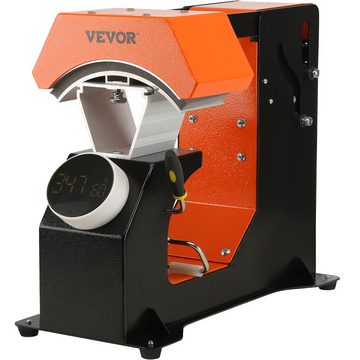 VEVOR Bügelmaschine 3 in 1 Kappenpresse Heat Press Machine 16,3x8 cm mit 3 Padgrößen