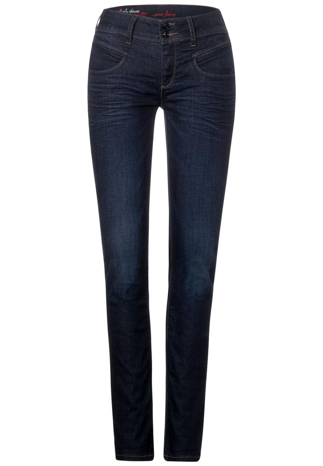 QR Regular-fit-Jeans Style ONE STREET Jane.mw.blue