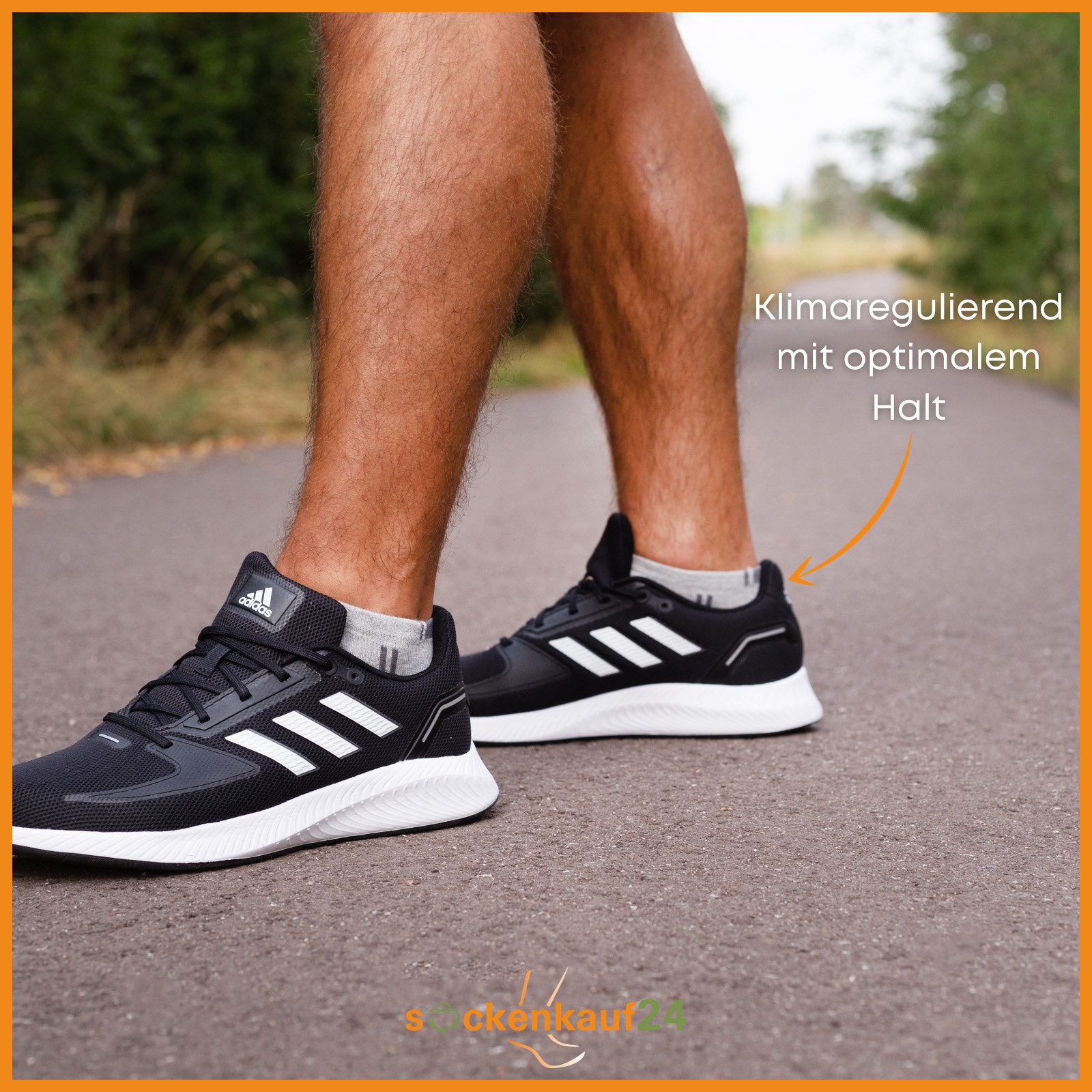 sockenkauf24 Sneakersocken 8, 12 oder 20 Paar Sneaker Socken SPORT (8-Paar) Socken Damen & Herren Sportsocken - WP