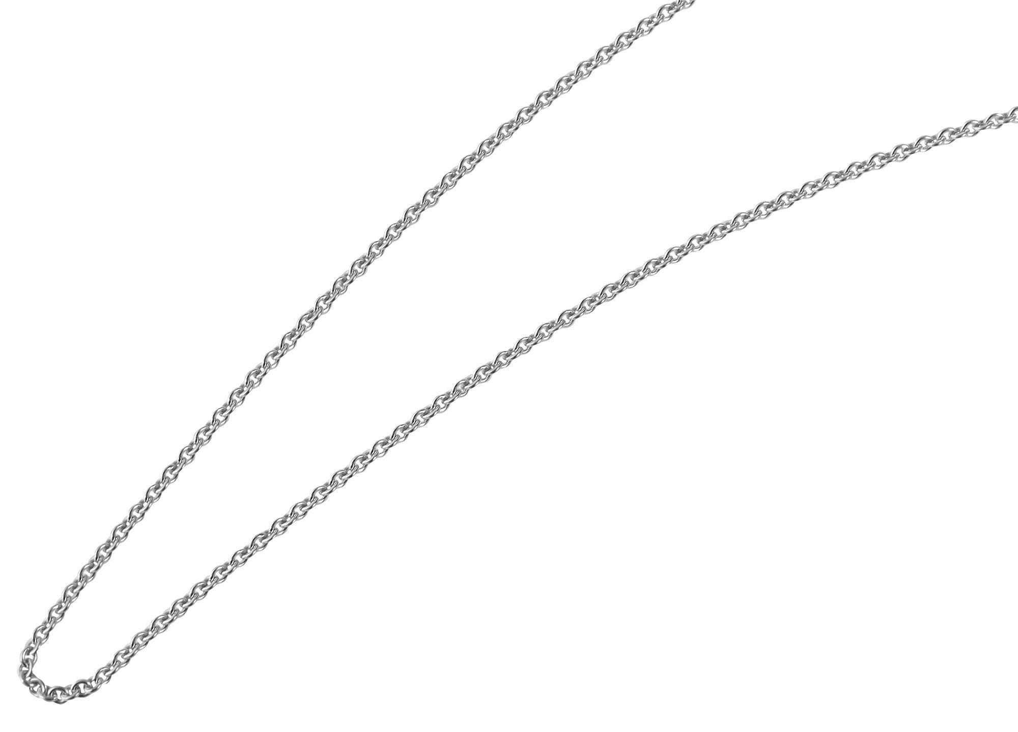 Kette ohne Anhänger Halskette – Ankerkette aus 925 Silber 45 cm