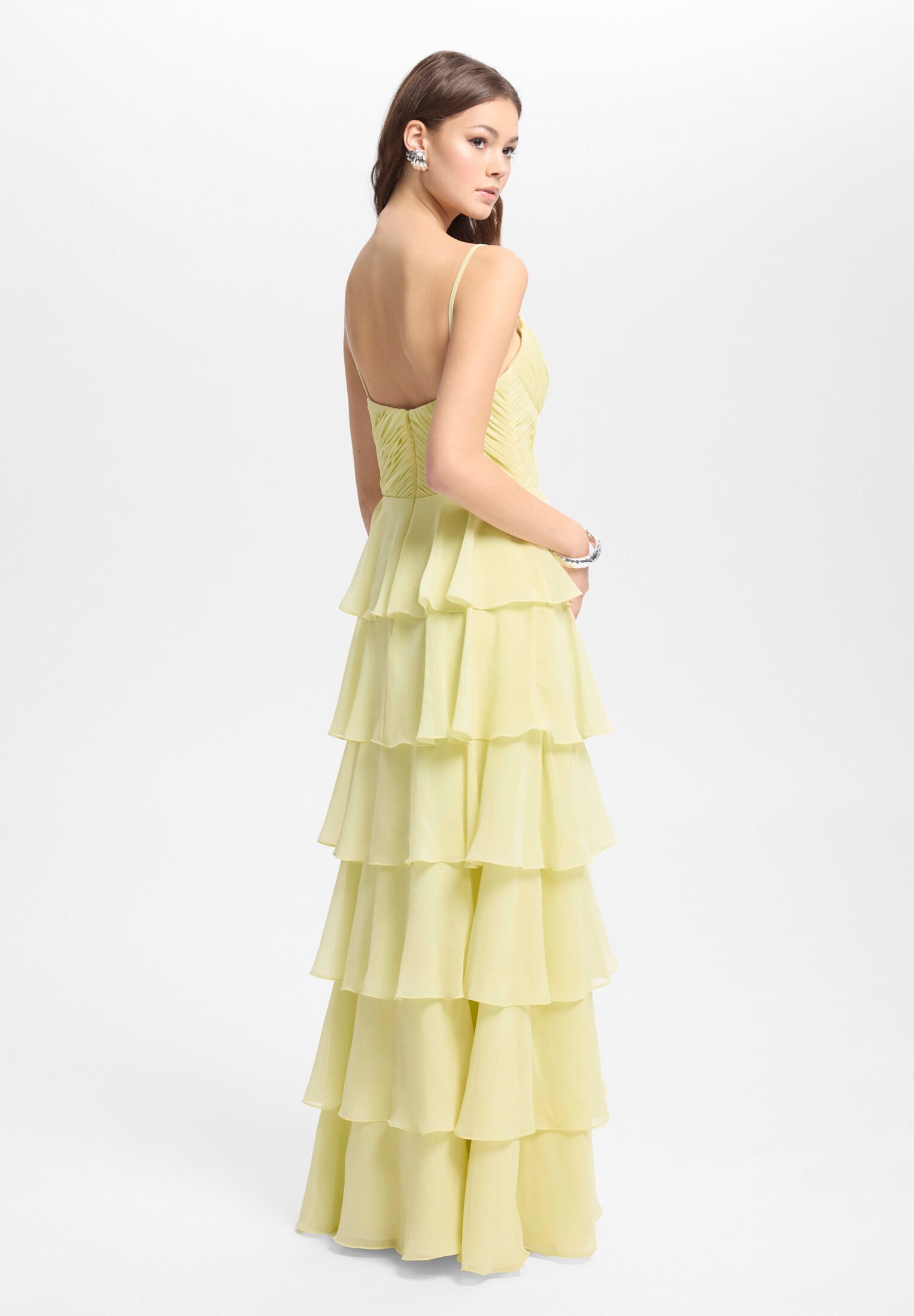 Hey Kyla Abendkleid - Abendkleid aus Chiffon mit Volants