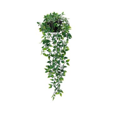 Kunstpflanze 3 Stück Künstliche Hängepflanzen Eukalyptus Blätter mit Töpfen, HIBNOPN