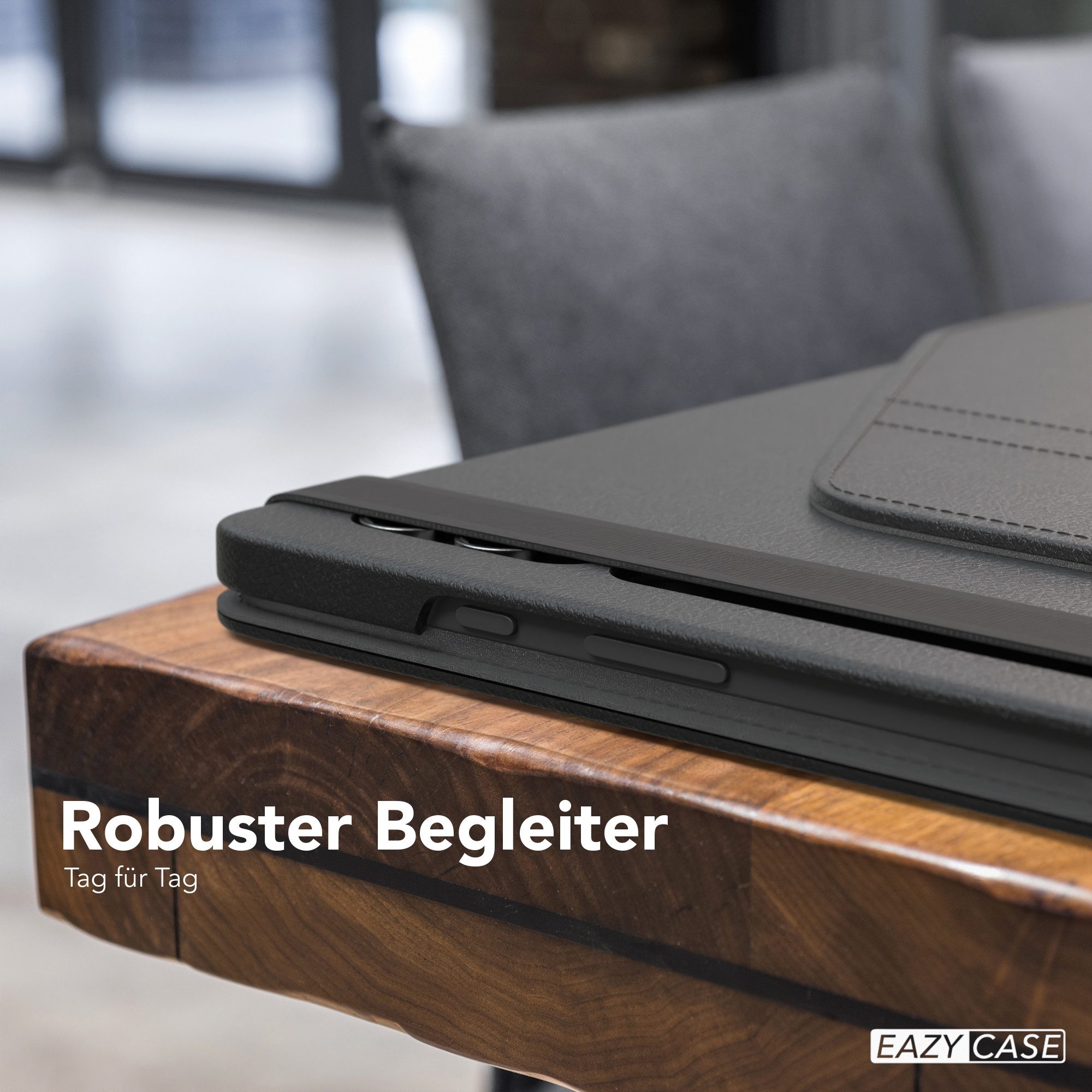 EAZY CASE Tablet-Hülle Rotation Case für Galaxy Tab S9 Ultra Rotationcase 14,6 Zoll, Hülle 360° drehbar mit Standfunktion Etui Anti-Kratz Tasche Schwarz – Bild 2 von 5