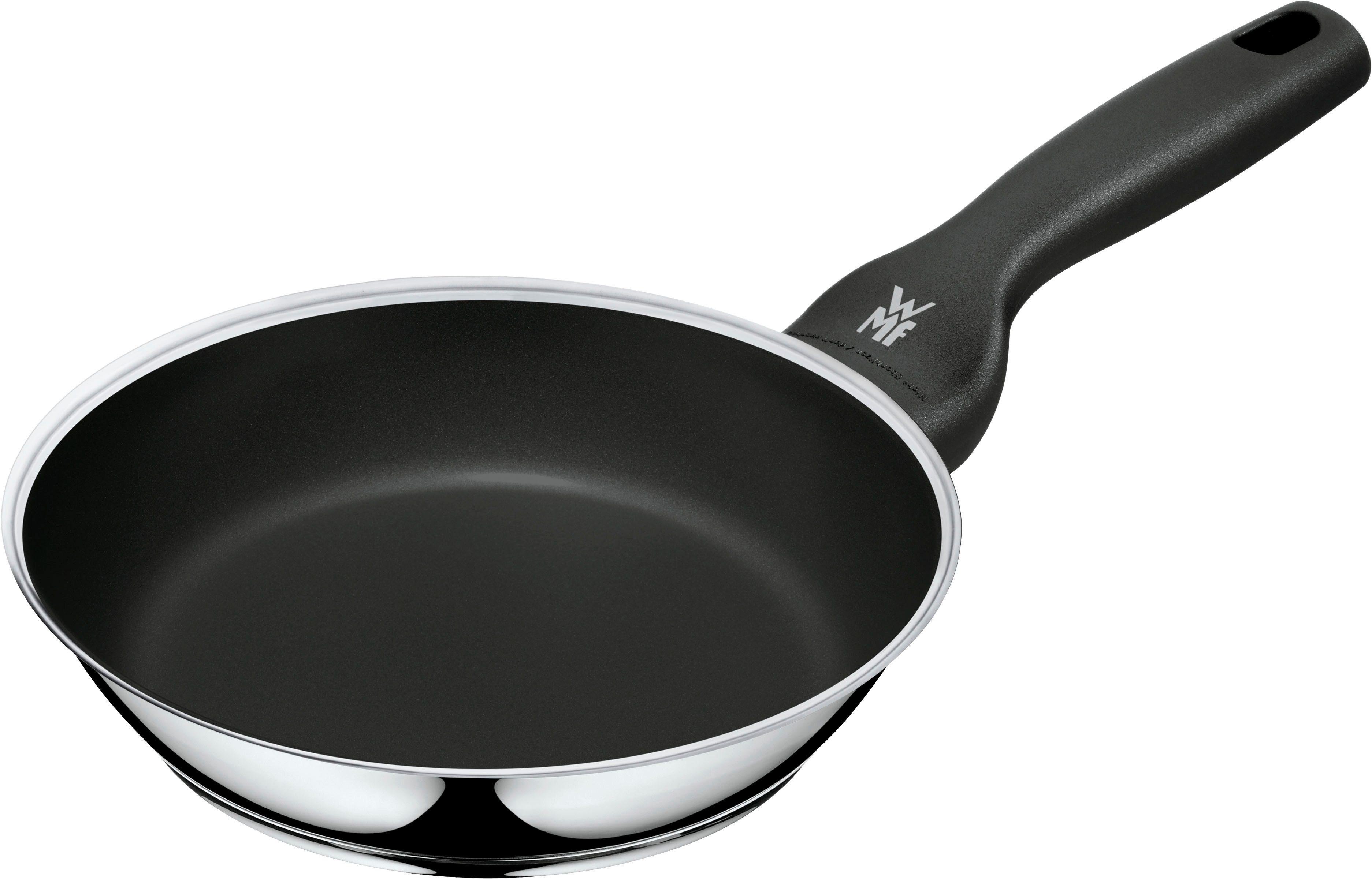 WMF Bratpfanne CeraDur Profi, Cromargan® Edelstahl Rostfrei 18/10 (1-tlg), keramische Antihaftversiegelung, robuster mineralischer Aufbau
