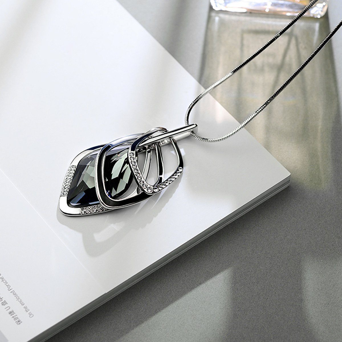RWEUOQ Lange Kette Damen-Anhänger Dreifach-Anhänger-Halskette Lange günstig online kaufen