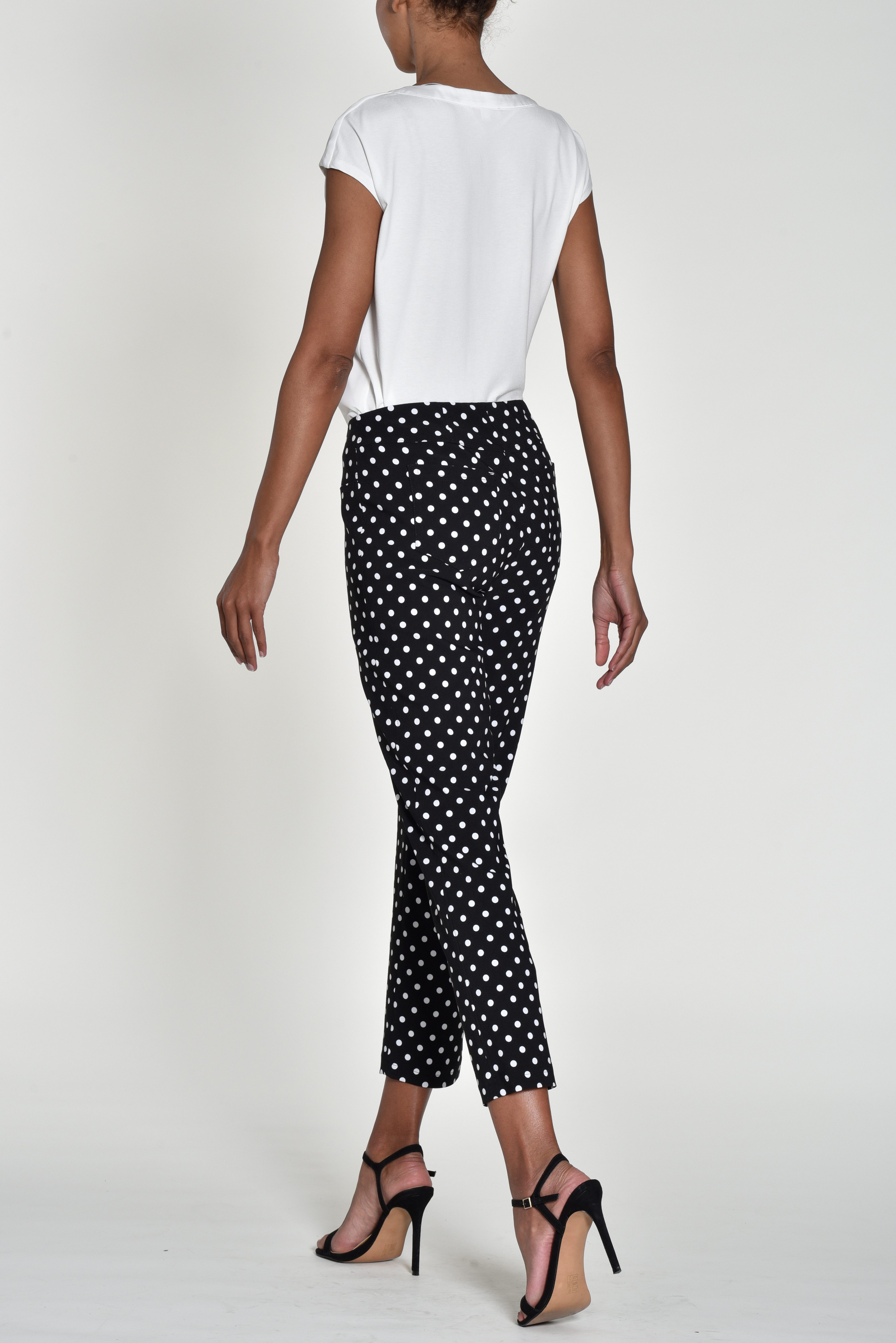 ROBELL Stretch-Hose BELLA Bengaline Punkte Print ein echter Hingucker !!! Punkte Print ° ° °